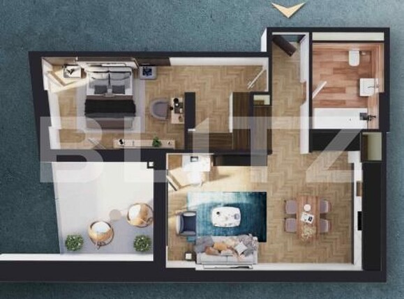Apartament de vânzare 2 camere Iris - 204142AV | BLITZ Cluj-Napoca | Poza2
