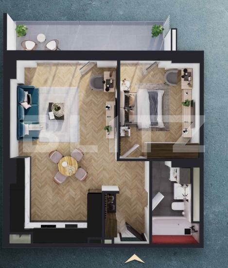 Apartament de vânzare 2 camere Iris - 204152AV | BLITZ Cluj-Napoca | Poza2