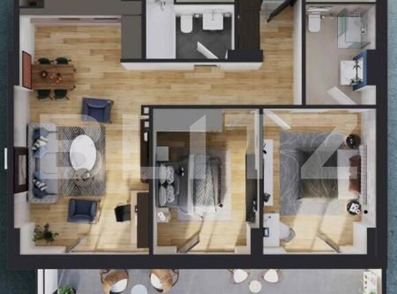 Apartament de vânzare 3 camere Iris - 204164AV | BLITZ Cluj-Napoca | Poza1