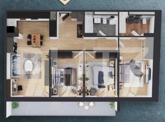 Apartament de vânzare 4 camere Iris - 204179AV | BLITZ Cluj-Napoca | Poza1