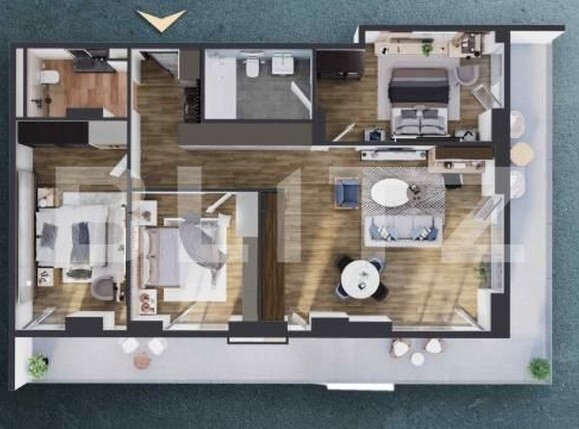 Apartament de vânzare 4 camere Iris - 204180AV | BLITZ Cluj-Napoca | Poza1
