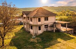 Casa 300mp, teren 1900 mp intravilan, 6 dormitoare, 2 garaje, Livada
