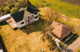 Casa 300mp, teren 1900 mp intravilan, 6 dormitoare, 2 garaje, Livada