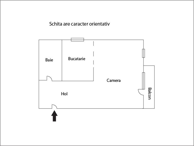 Garsonieră de vânzare Floreşti - 2042AV | BLITZ Cluj-Napoca | Poza1