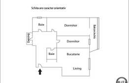 3 camere decomandate, de vanzare, 65 mp utili, zona Kaufland. Loc de parcare!