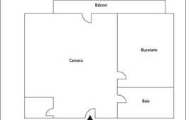 Vanzare apartament 1 camera, 38 mp utili plus balcon spatios