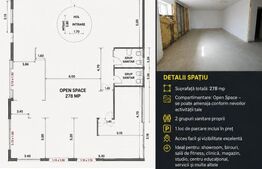 Spațiu comercial, 278 mp, zona Zorilor