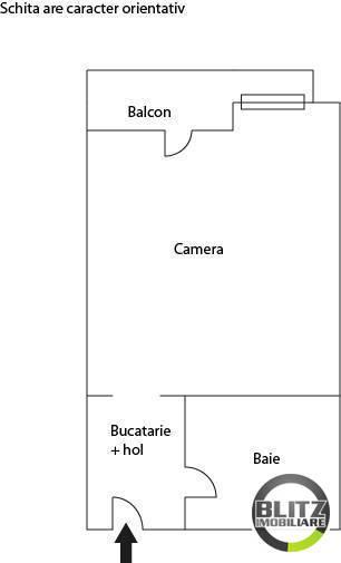 Garsonieră de vânzare Gheorgheni - 2049AV | BLITZ Cluj-Napoca | Poza1