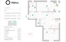 Apartament 3 camere, 70,62 mp, Habitus Oasului, Exclusivitate 