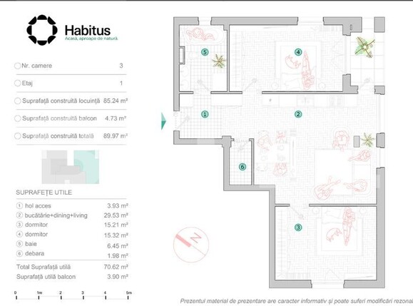 Apartament de vânzare 3 camere Iris - 205069AV | BLITZ Cluj-Napoca | Poza17