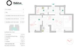 Apartament 2 camere, 52.48 mp, Habitus Oasului, Exclusivitate 