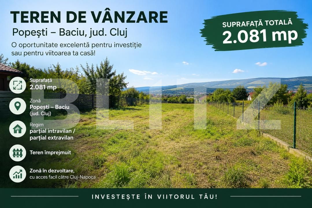 Teren de vânzare Popesti - 205439TV | BLITZ Cluj-Napoca | Poza2