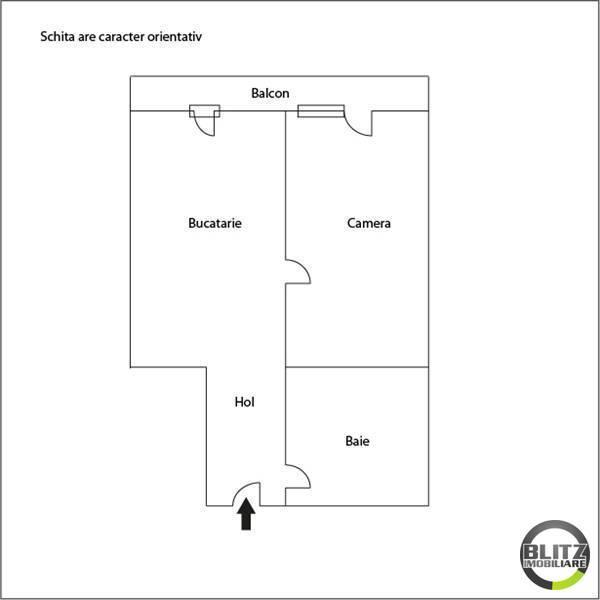 Garsonieră de vânzare Floreşti - 2058AV | BLITZ Cluj-Napoca | Poza1
