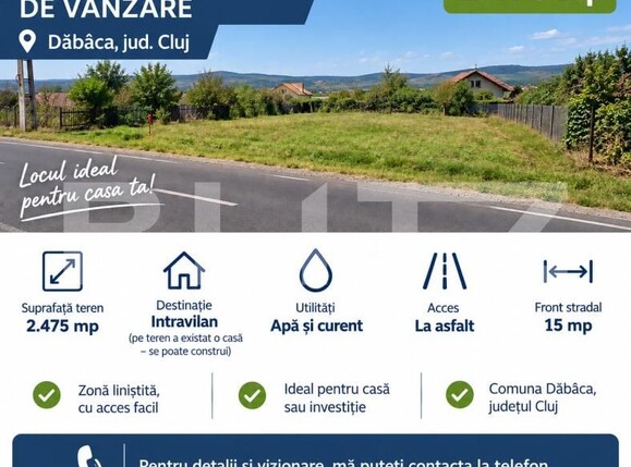 Teren de vânzare Exterior Nord - 205921TV | BLITZ Cluj-Napoca | Poza1