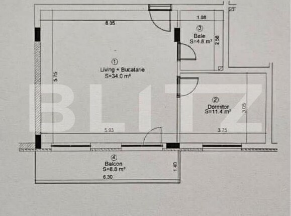 Apartament de vânzare 2 camere Floreşti - 206269AV | BLITZ Cluj-Napoca | Poza4