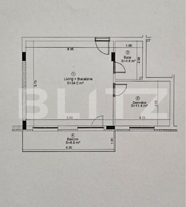 Apartament de vânzare 2 camere Floreşti - 206269AV | BLITZ Cluj-Napoca | Poza4