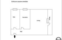 1 camera de vanzare, 35 mp si loc parcare, zona Intre Lacuri