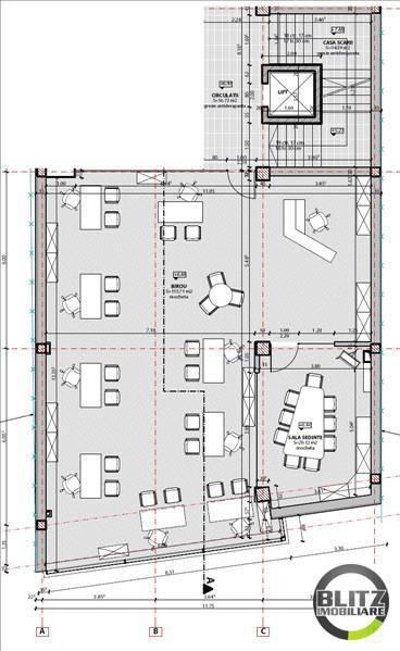 Spațiu birouri de închiriat Andrei Mureşanu - 20646SIB | BLITZ Cluj-Napoca | Poza1