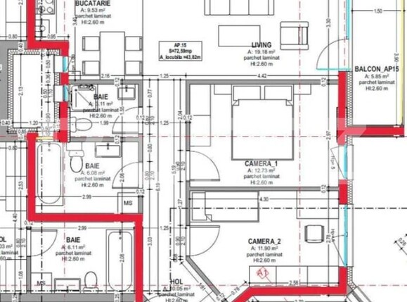 Apartament de vânzare 3 camere Semicentral - 206471AV | BLITZ Cluj-Napoca | Poza1