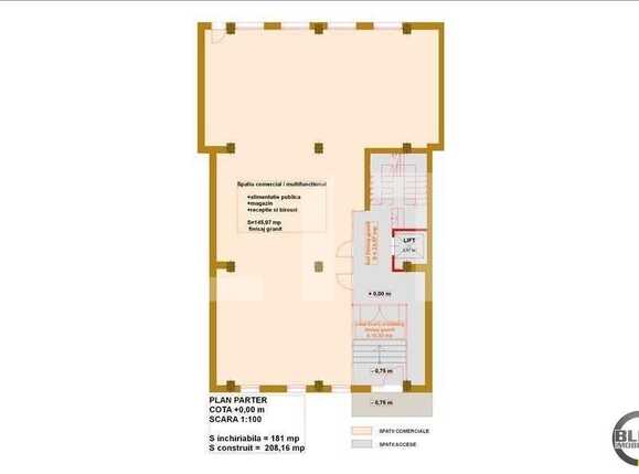 Spațiu birouri de închiriat Andrei Mureşanu - 20653SIB | BLITZ Cluj-Napoca | Poza10