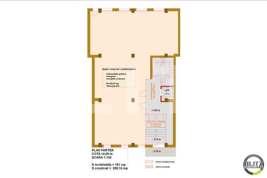 Spațiu birouri de închiriat Andrei Mureşanu - 20653SIB | BLITZ Cluj-Napoca | Poza10