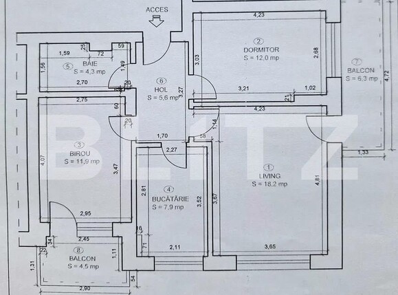 Apartament de vânzare 3 camere Rasnov - 206557AV | BLITZ Brașov | Poza8