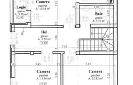 Duplex de vanzare, 102 mp, teren 207 mp, zona Dezmir