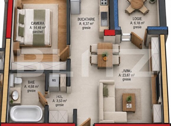 Apartament de vânzare 2 camere Iris - 207140AV | BLITZ Cluj-Napoca | Poza3