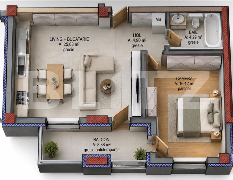 Apartament de vânzare 2 camere Iris - 207278AV | BLITZ Cluj-Napoca | Poza3