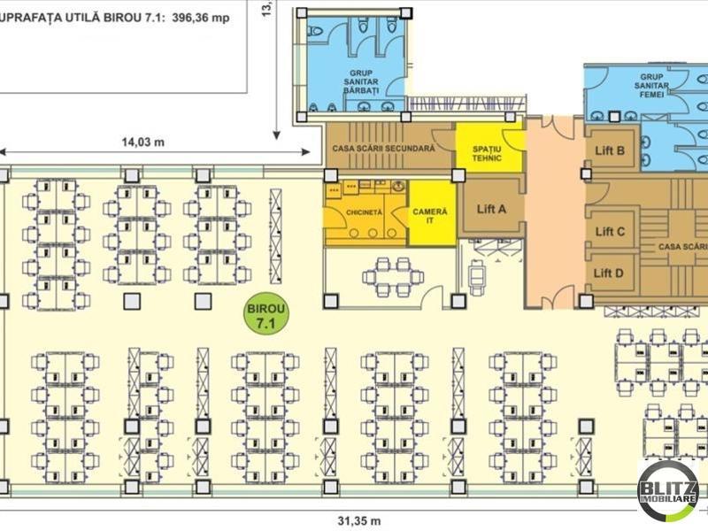 Spațiu birouri de închiriat Dambul Rotund - 20743SIB | BLITZ Cluj-Napoca | Poza1