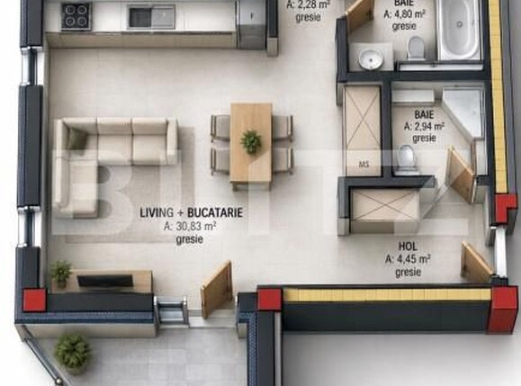 Apartament de vânzare 3 camere Iris - 207664AV | BLITZ Cluj-Napoca | Poza1