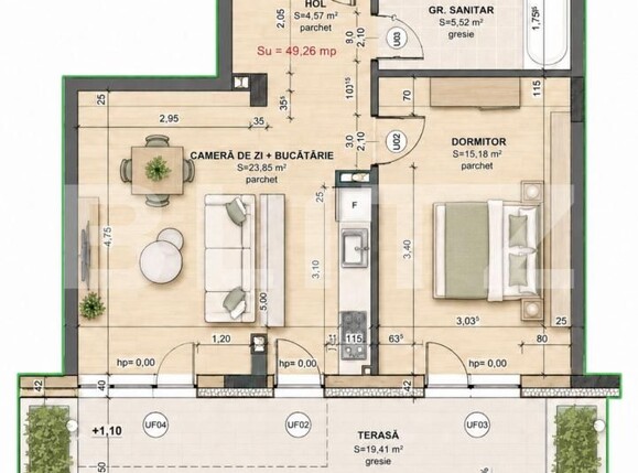 Apartament de vânzare 2 camere Iris - 207670AV | BLITZ Cluj-Napoca | Poza1