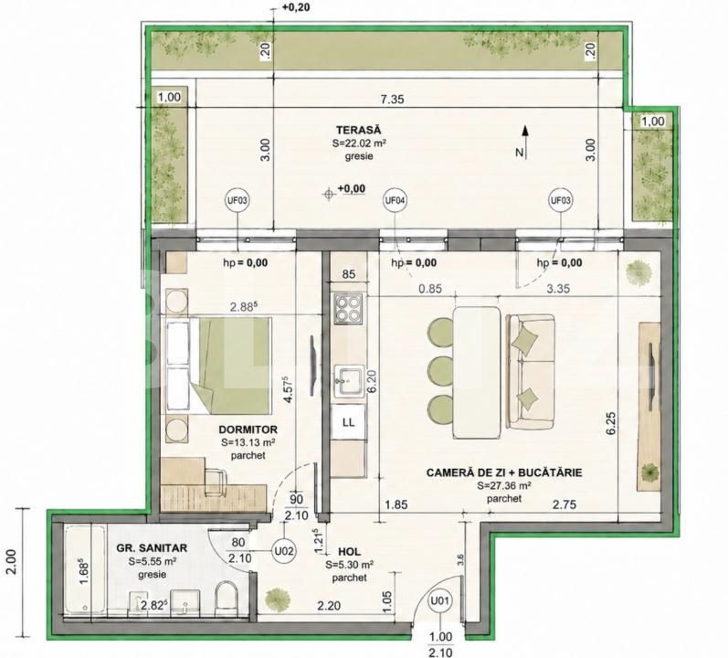 Apartament de vânzare 2 camere Iris - 207671AV | BLITZ Cluj-Napoca | Poza2