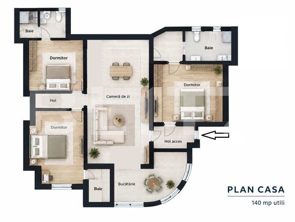 Casa de vânzare 4 camere Grigorescu - 207711CV | BLITZ Cluj-Napoca | Poza2