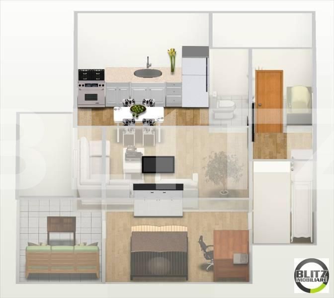 Apartament de vânzare 2 camere Manastur - 2082AV | BLITZ Cluj-Napoca | Poza2