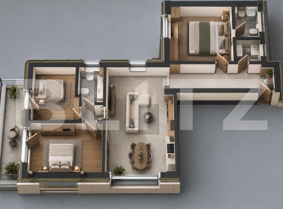 Apartament de vânzare 4 camere Marasti - 208229AV | BLITZ Cluj-Napoca | Poza1
