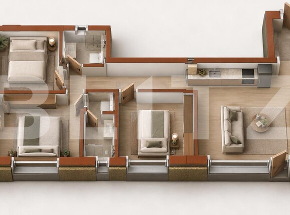 Apartament de vânzare 4 camere Marasti - 208231AV | BLITZ Cluj-Napoca | Poza1