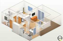 2 camere in apropiere de zona Campului! Posibilitate Rate la Constructor!!!