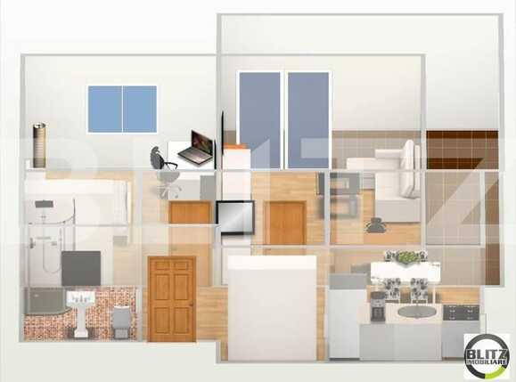 Apartament de vânzare 2 camere Manastur - 2083AV | BLITZ Cluj-Napoca | Poza3