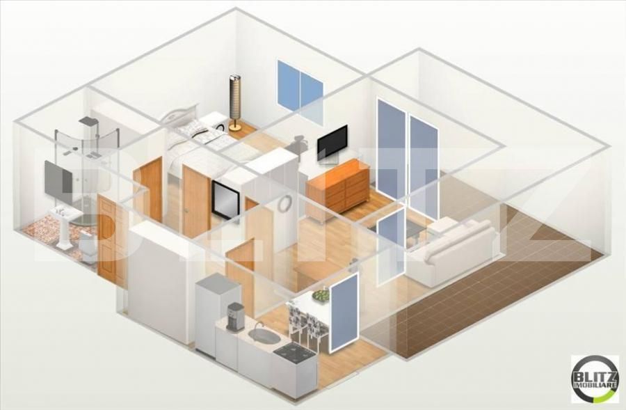 Apartament de vânzare 2 camere Manastur - 2083AV | BLITZ Cluj-Napoca | Poza2