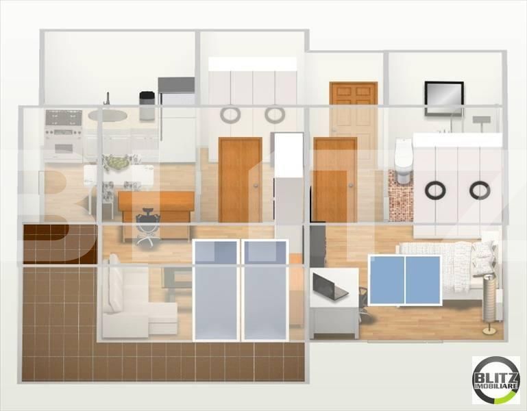 Apartament de vânzare 2 camere Manastur - 2083AV | BLITZ Cluj-Napoca | Poza7