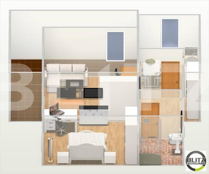 Apartament de vânzare 2 camere Manastur - 2083AV | BLITZ Cluj-Napoca | Poza5