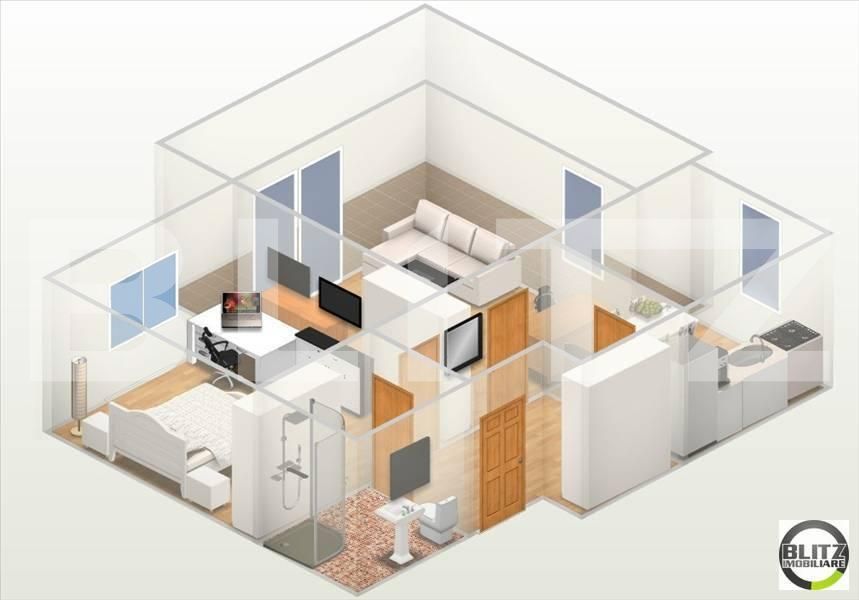 Apartament de vânzare 2 camere Manastur - 2083AV | BLITZ Cluj-Napoca | Poza4