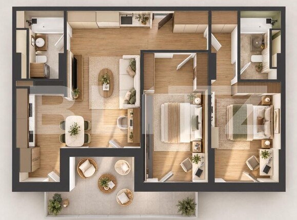 Apartament de vânzare 3 camere Iris - 208543AV | BLITZ Cluj-Napoca | Poza1