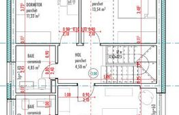 Duplex, 4 dormitoare, 167.42 mp utili, gradina 124 mp, Garaj, Zona Bună Ziua 