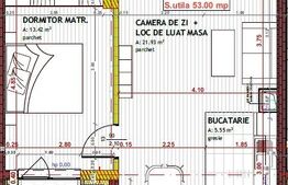 Apartament 2 camere, 53 mp, zona Tineretului