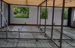  Casă în construcție pe structură metalică, cu proiect – Bădeni, Cluj
