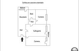In zona Hotel Royal, 63 mp utili, 3 camere, 2 balcoane, 2 bai, 2 locuri parcare