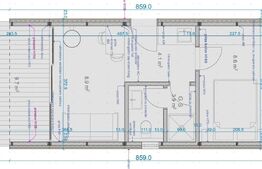 Casa modulara moderna, 2 camere, montare rapida