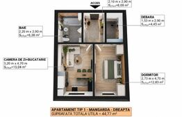 Apartament de vânzare 2 camere Apahida - 209371AV | BLITZ Cluj-Napoca | Poza5